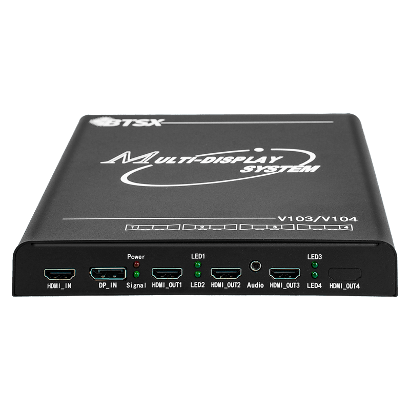BIT-MSE-4K60-103PRO 4K60Hz 1x3 3x1 1x2 2x1 Video Wall Controller Tv Wall Processor HDMI/DP 1 Input 3 Outputs - BITVISUS