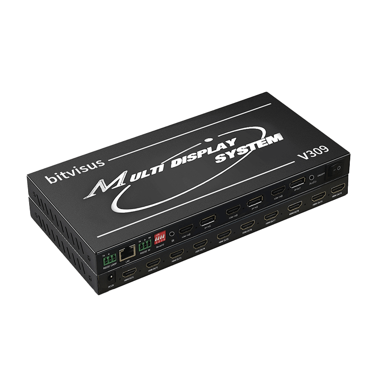 BIT-MSE-8K-309HD 8K Video Wall Controller 3x2 2x3 2x4 1x9 1x7 Multi-Projector System Processor HDMI/DP 3 In 9 Out - BITVISUS