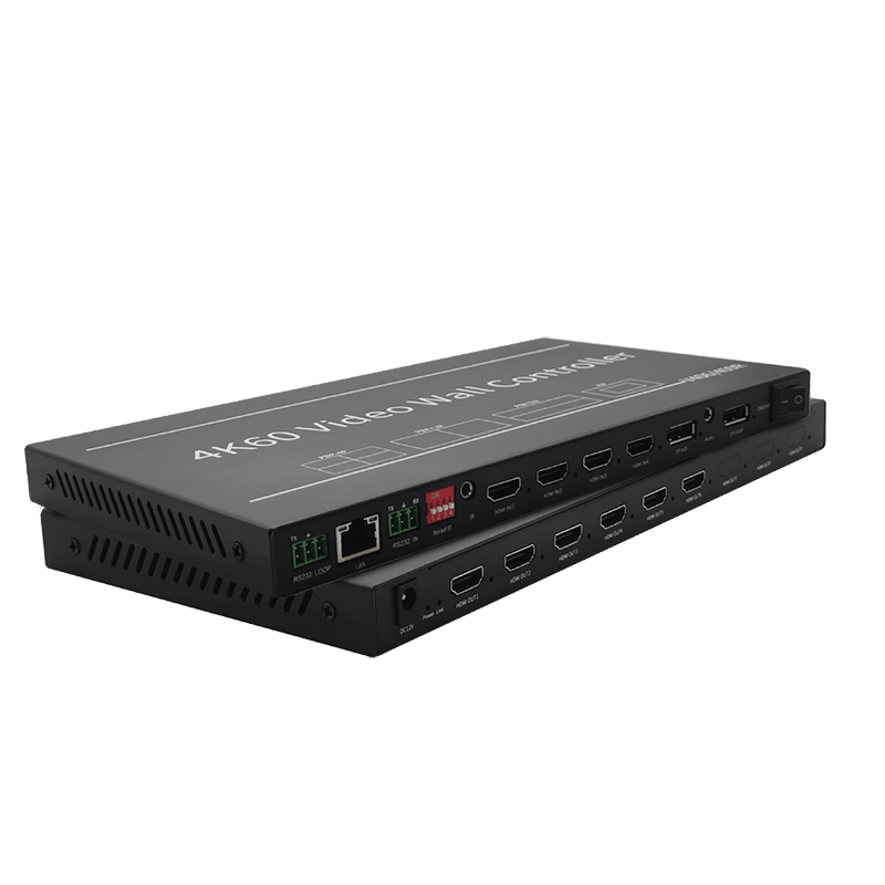 BIT-VWC-406R 4K 60Hz LCD Video Wall Controller Processor 3x3 2x4 4x2 2x2 2x3 3x2 HDMI DP Rotation Remote Control RS232 - BITVISUS