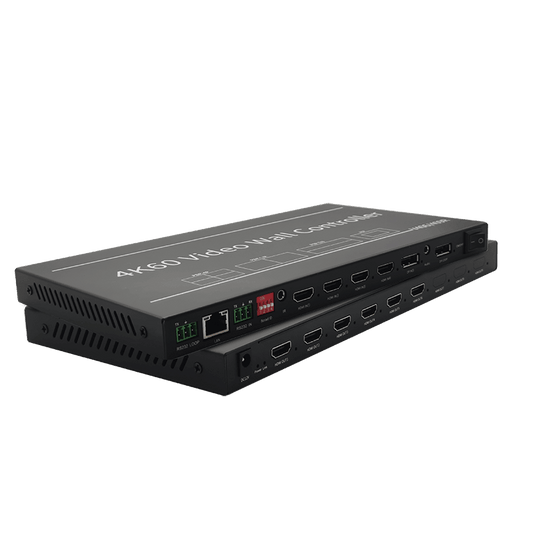 BIT-VWC-406R 4K 60Hz LCD Video Wall Controller Processor 3x3 2x4 4x2 2x2 2x3 3x2 HDMI DP Rotation Remote Control RS232 - BITVISUS