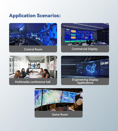 BIT-VWC-LT404 MultiViewer Splicing 2x2 1x4 4x1 1x3 3x1 4 In 4 Out HDMI Matrix Video Wall Controller Processor Splitter Video HDMI Switcher - BITVISUS