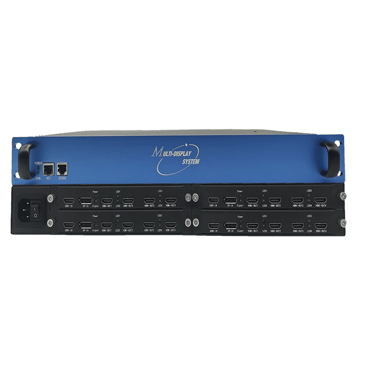 BIT-MSE-U1-416 1U 8Kx4K 2x8 8x2 3x5 5x3 2x7 7x2 4x4 2x5 5x2 Video Wall Controller Processor Multi-projector Processor - BITVISUS